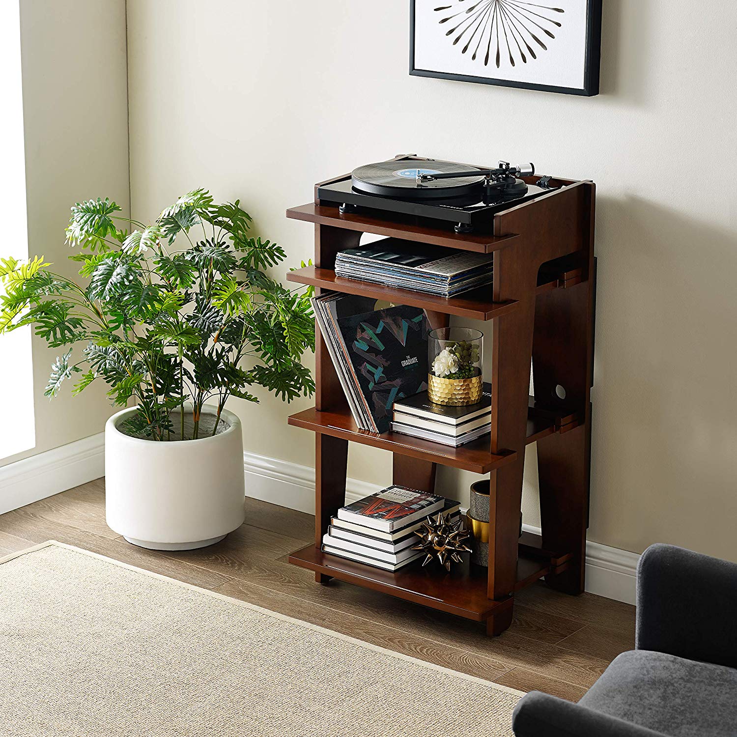 Crosley Soho Turntable and Record Stand